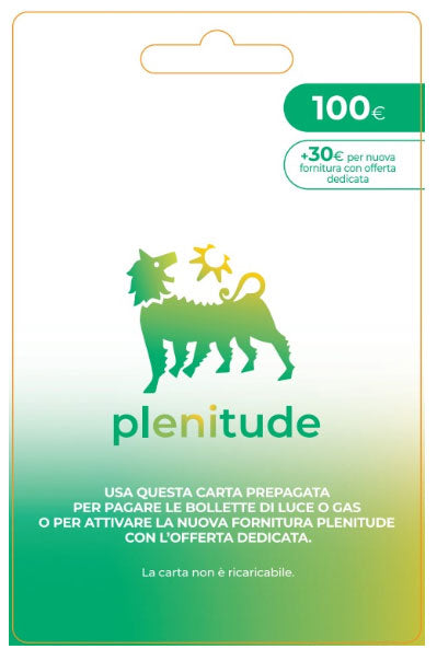Giftcard ENI Plenitude 100 Euro