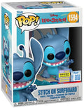 FUNKO POP Disney Stitch on Surfboard 1594