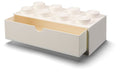 Contenitore Scrivania LEGO Brick 8 Bianco