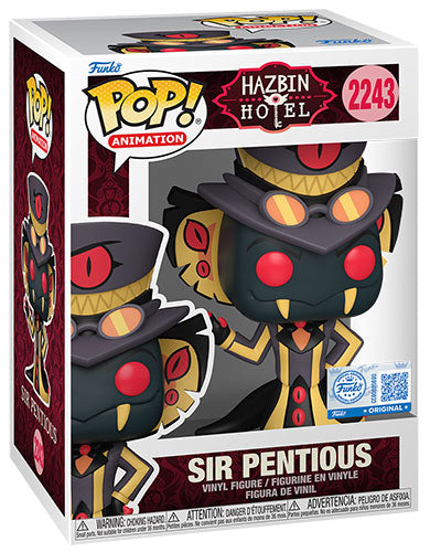 FUNKO POP Hazbin Hotel Sir Pentious w/Chase 2243