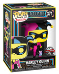FUNKO POPS Harley Quinn Blacklight Glow 371