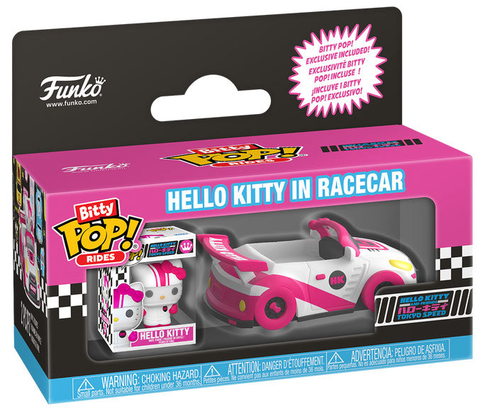 FUNKO BITTY POP Ride Hello Kitty in Racecar