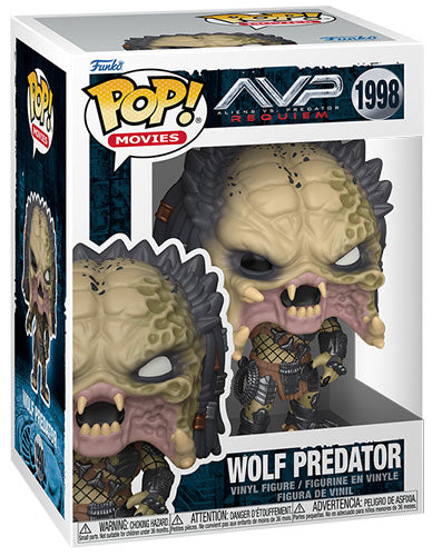 FUNKO POP Aliens Vs. Predator 2 Wolf Predator w/Chase 1998