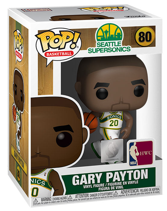 FUNKO POP NBA Legends Seattle SuperSonics Gary Payton 80