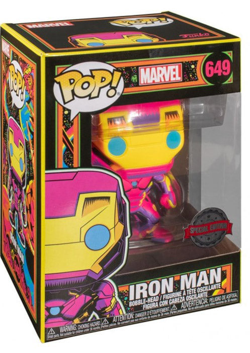FUNKO POP Marvel Iron Man Blacklight 649
