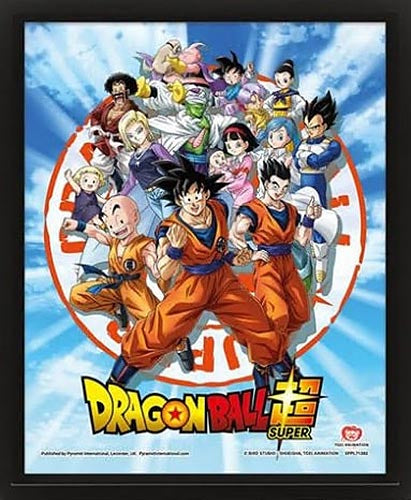 Quadro 3D Dragon Ball Goku