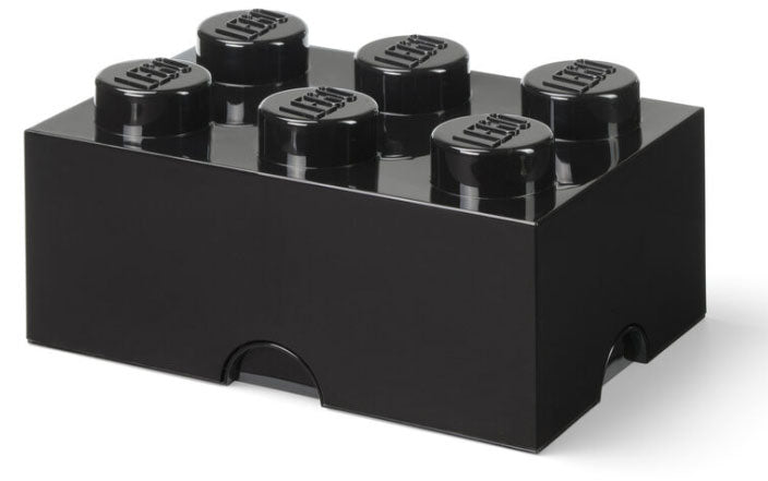 Contenitore LEGO Brick 6 Nero