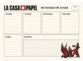 Planner A4 da Scrivania La Casa di Carta