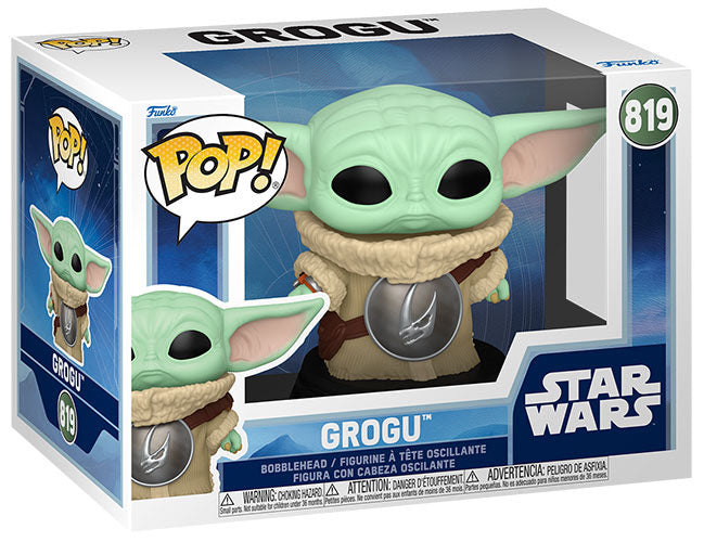 FUNKO POP Star Wars Grogu w/Mudhorn Chest Armor 819