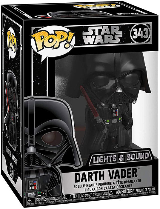 FUNKO POP Star Wars Lights & Sound Darth Vader Bobble 343