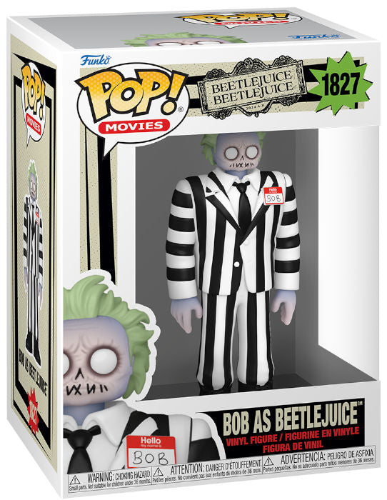 FUNKO POP Beetlejuice Beetlejuice Bob as Beetlejuice 1827