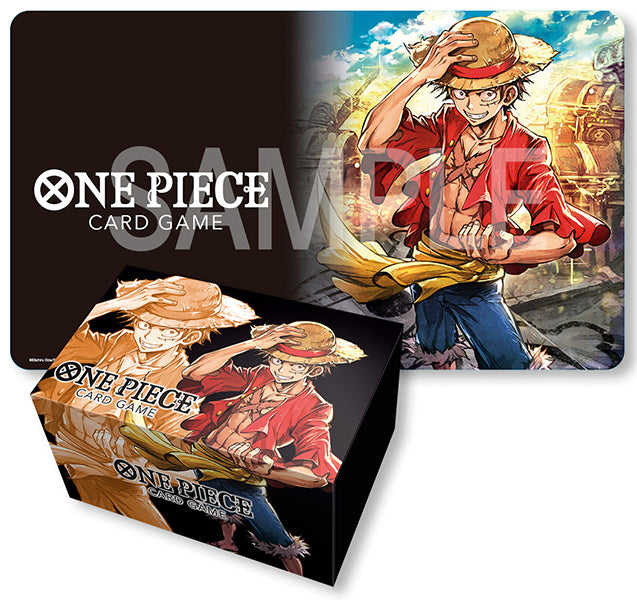 One Piece Case & Playmat Monkey D.Luffy