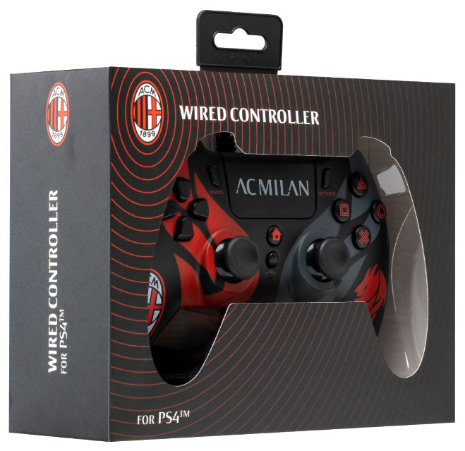QUBICK PS4 Controller Wired AC Milan 2.0