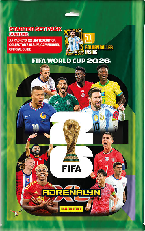 PANINI Calciatori Adrenalyn World Cup 26 Starter Pack