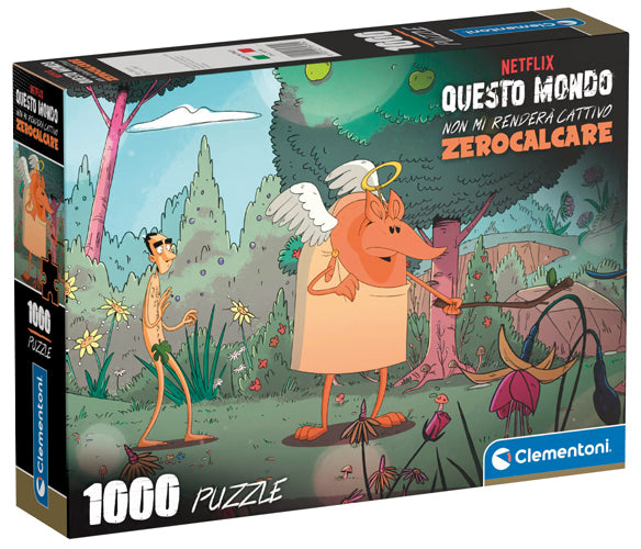 Puzzle 1000pz Zerocalcare Il Mondo Non Mi Rendera' Cattivo