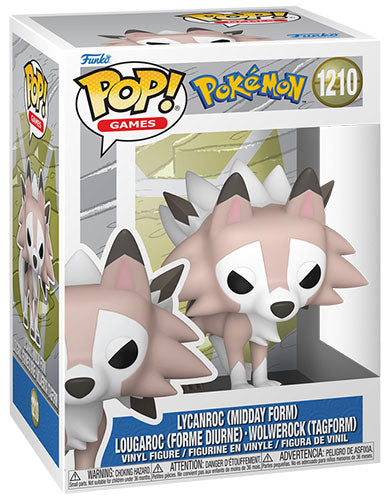 FUNKO POP Pokemon Lycanroc (Midday Form) 1210