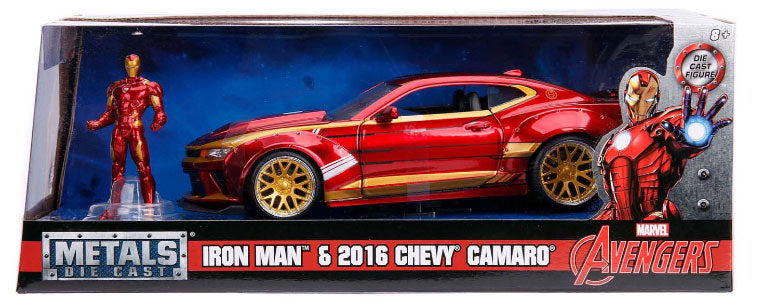 JADA Iron Man Chevrolet Camaro 2016 Die-Cast Scala 1:24 V2