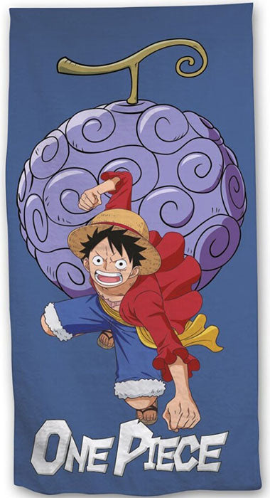 Telo Mare Poliestere One Piece Luffy & Gomu Gomu 70x140cm