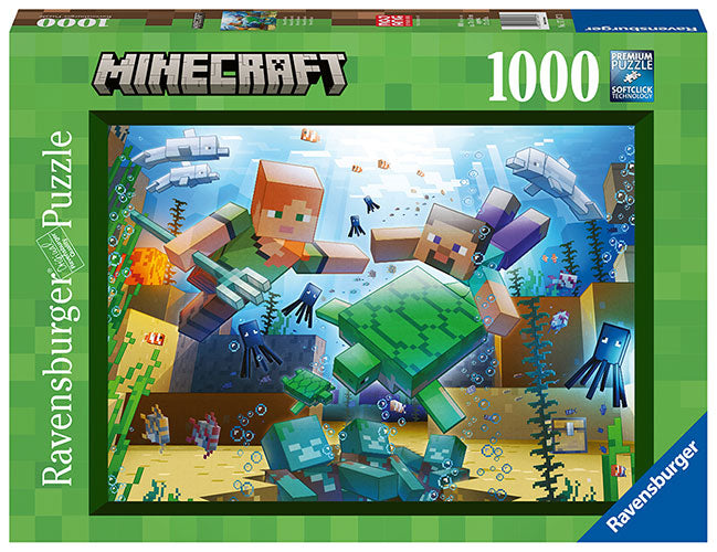 Puzzle 1000pz Minecraft Mosaic