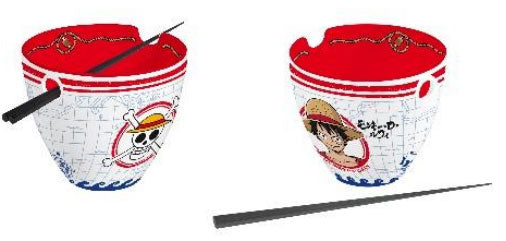 Tazza Bowl Ramen One Piece Monkey D.Luffy with Chopsticks