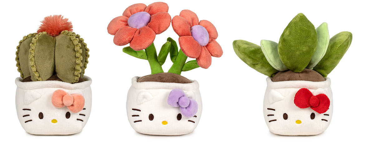 Peluche Hello Kitty Plants 1pz Assortimento 20cm