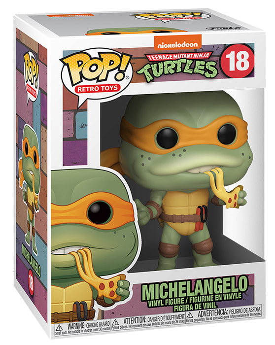 FUNKO POP TMNT Turtles Retro Michelangelo 18