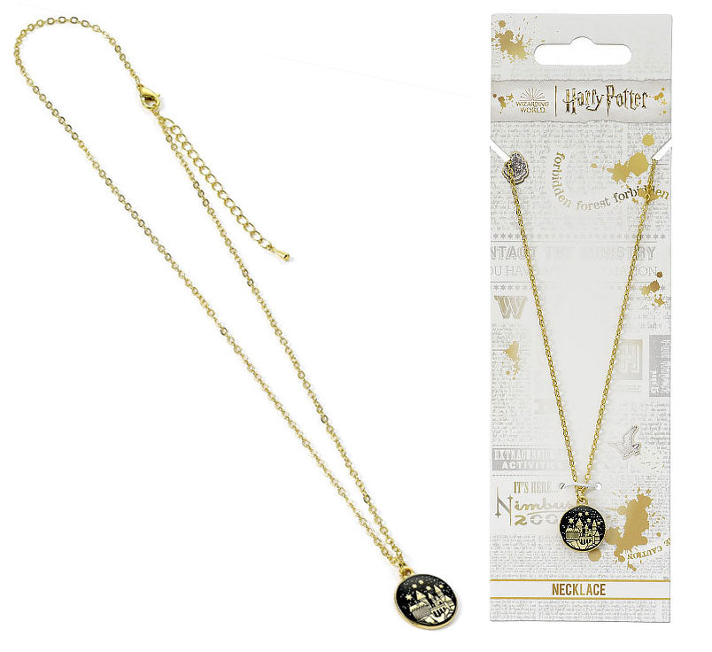 Collana Harry Potter Castello di Hogwarts Gold