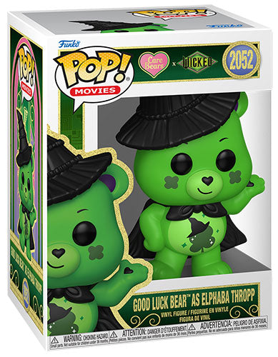 FUNKO POP Wicked x Care Bears Good Luck Bear as Elphaba 2052