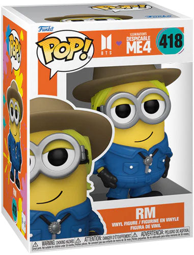 FUNKO POP Cattivissimo Me 4 x BTS Minion RM 418