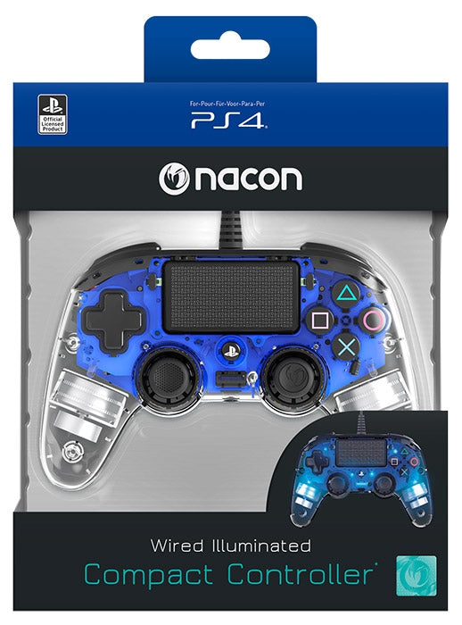 NACON PS4 Controller Wired Light Blue