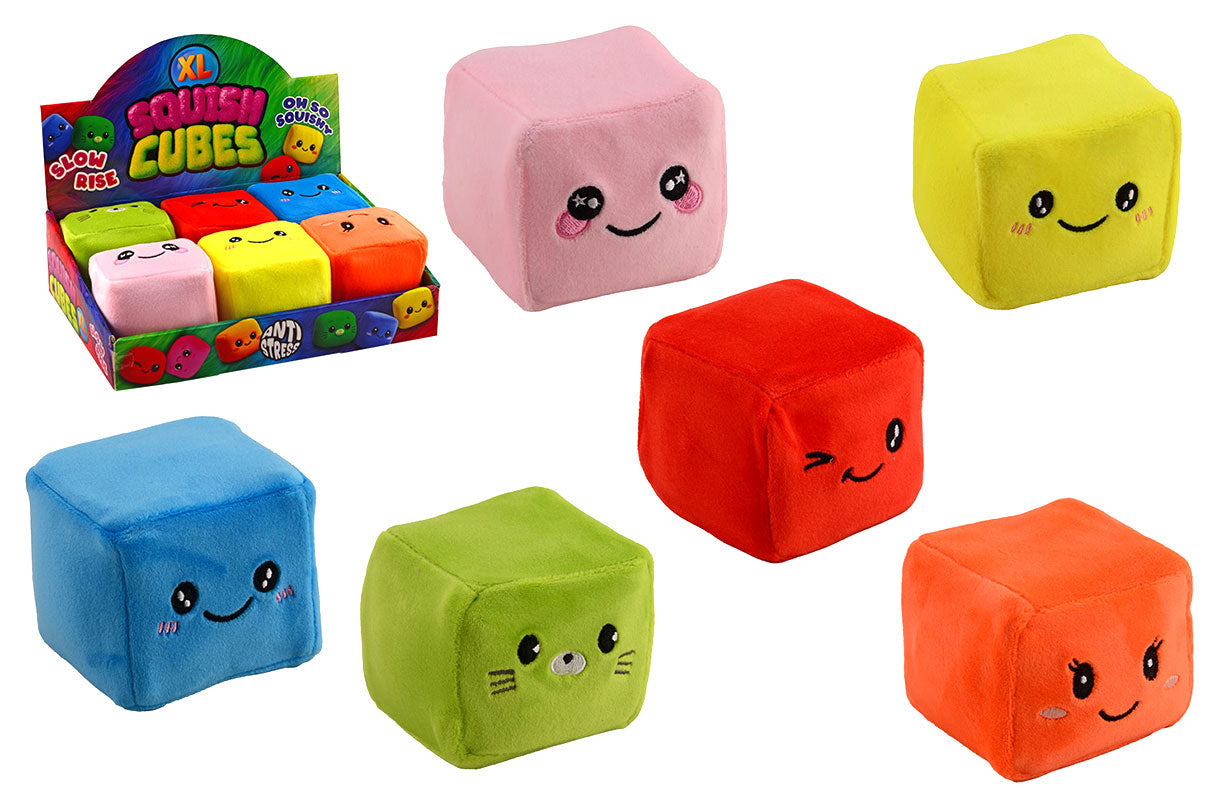 Slow Rise Cube XL Squishy 1pz Assortimento