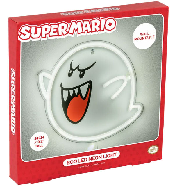 Paladone Lampada Neon da Muro Super Mario Boo