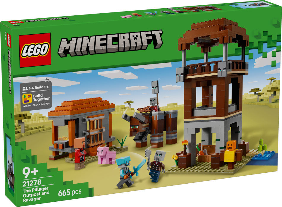 21278 Minecraft L'Avamposto del Saccheggiatore e Predone