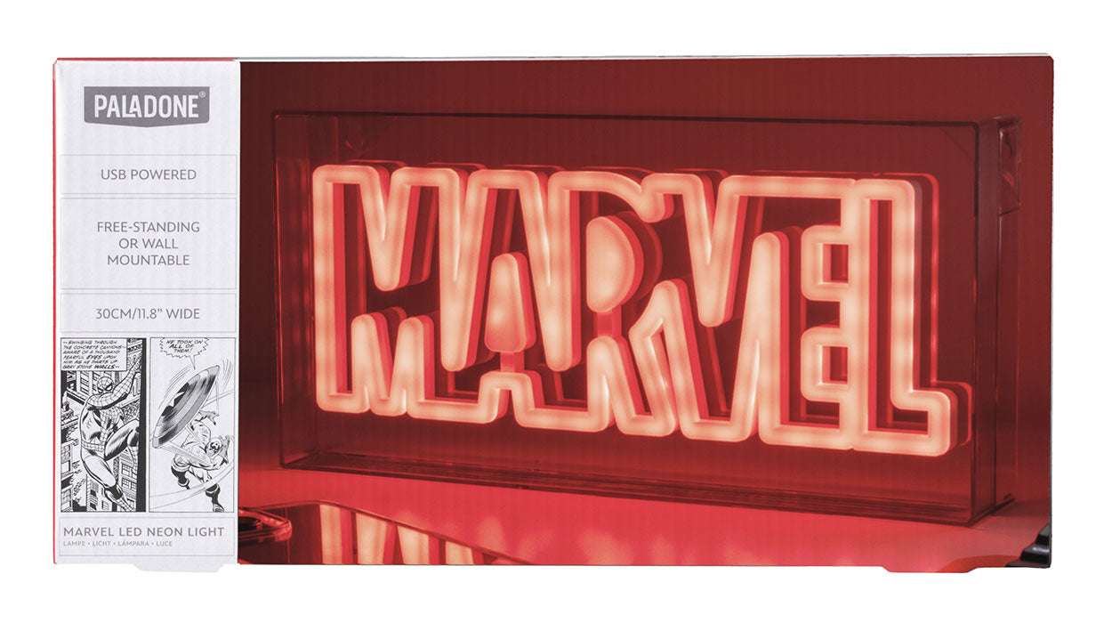 Paladone Lampada Neon Marvel Logo