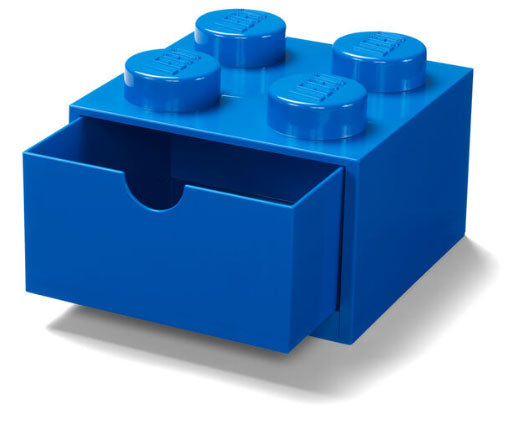 Contenitore Scrivania LEGO Brick 4 Blu
