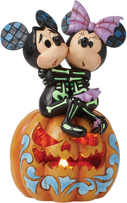 Mickey Mouse e Minnie Sulla Zucca Di Halloween
