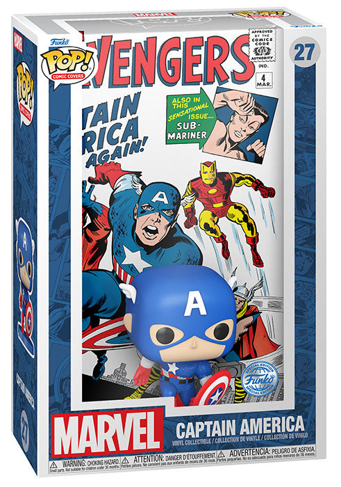 FUNKO POPS Comic Covers Marvel Avengers Captain America 27