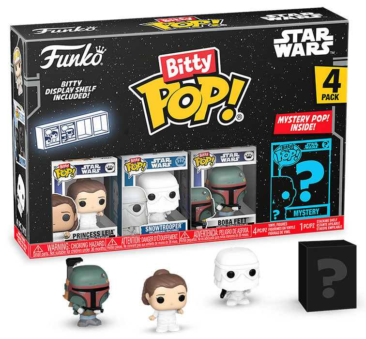 FUNKO BITTY POP 4 Pack Star Wars Princess Leia