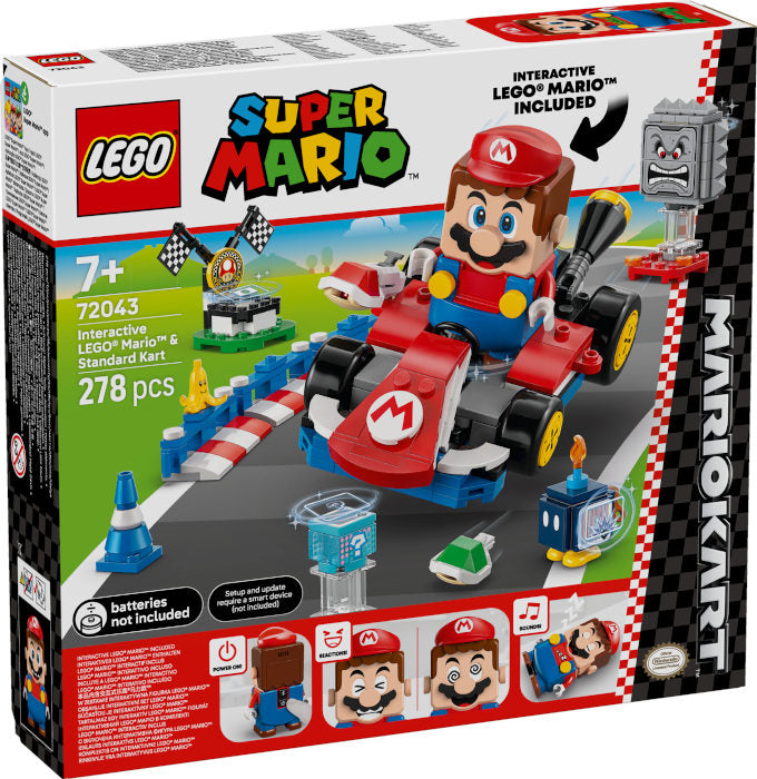 72043 Super Mario Kart Interattivo e Kart Standard