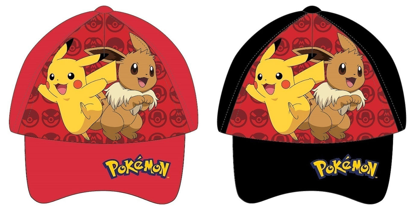 Cap Boy Pokemon Pikachu & Eevee