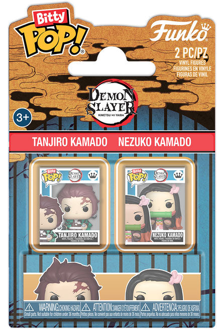 FUNKO BITTY POP 2 Pack Demon Slayer Tanjiro & Nezuko