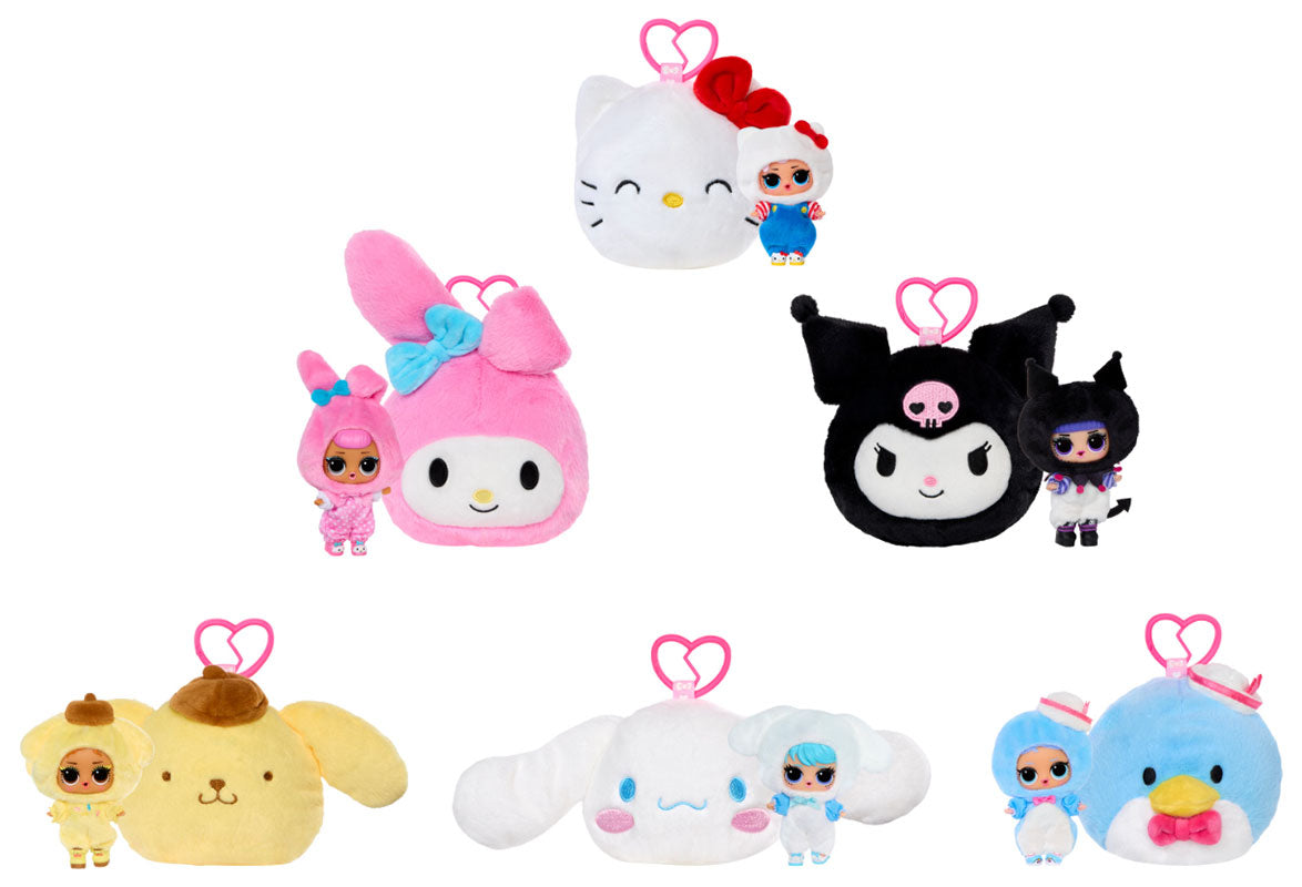 LOL Surprise Peluche Hello Kitty and Friends 1pz Ass.