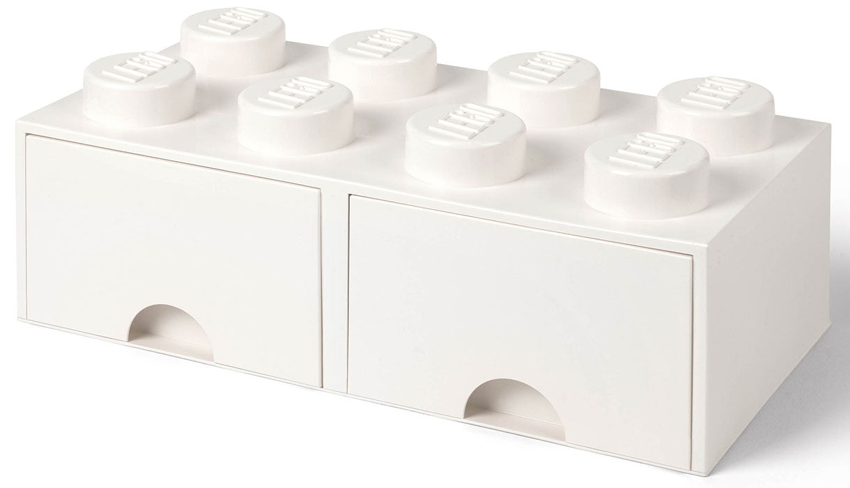 Contenitore LEGO Brick 8 Cassetto Bianco