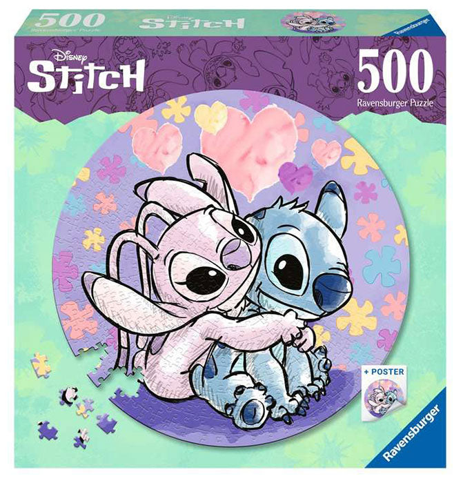 Puzzle 500pz Disney Stitch & Angel Abbraccio
