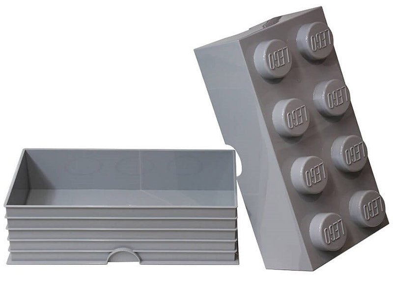 Contenitore LEGO Brick 8 Grigio