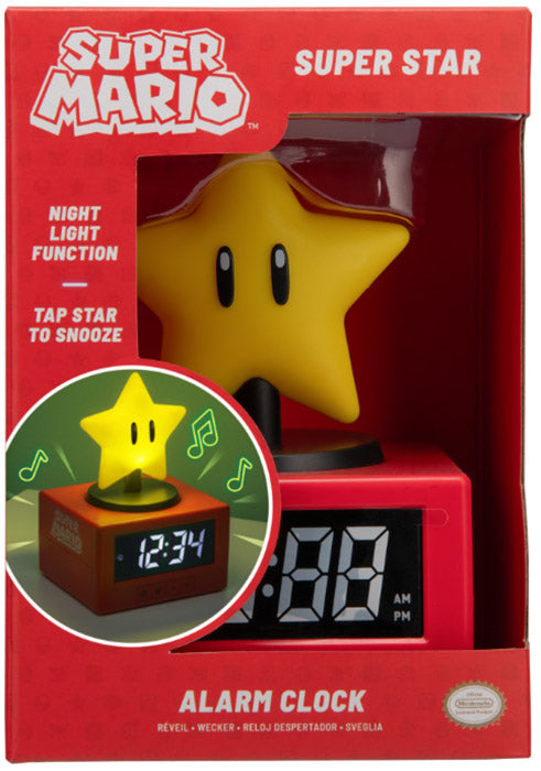 Paladone Sveglia Lampada Super Mario Super Star