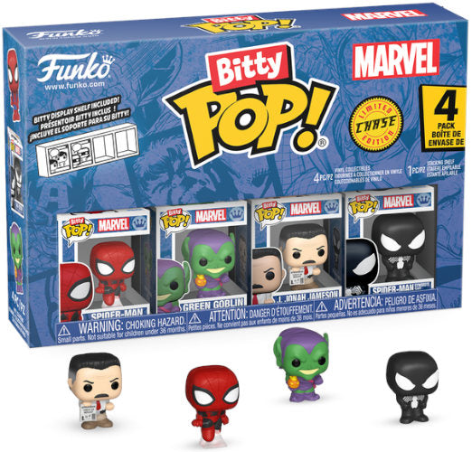 FUNKO BITTY POP 4 Pack Marvel Spider-Man