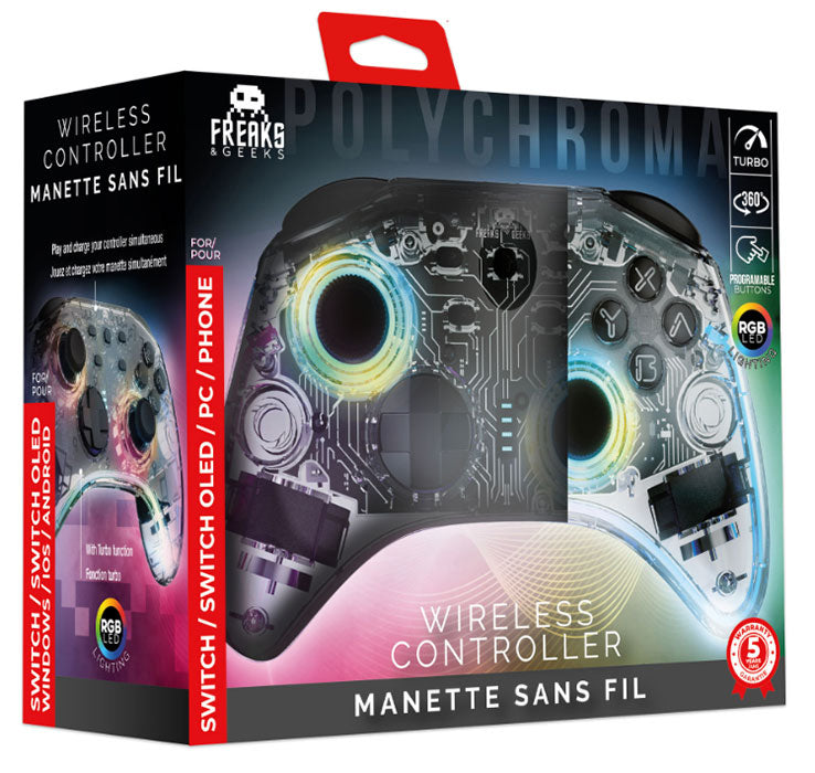 FREAKS SWITCH Controller Wireless Trasparente