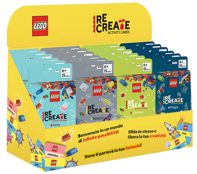 Espositore Da Banco Vuoto Lego ReCreate Activity Cards S1