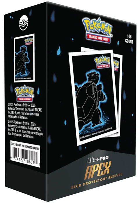 ULTRA PRO Neon Kanto Bustine Protettive APEX Blastoise 105pz